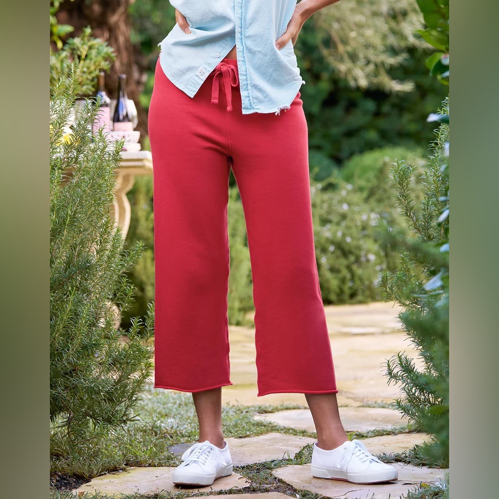 Frank & Eileen Red 24” Catherine Favorite Sweatpant Double Decker Red Size S